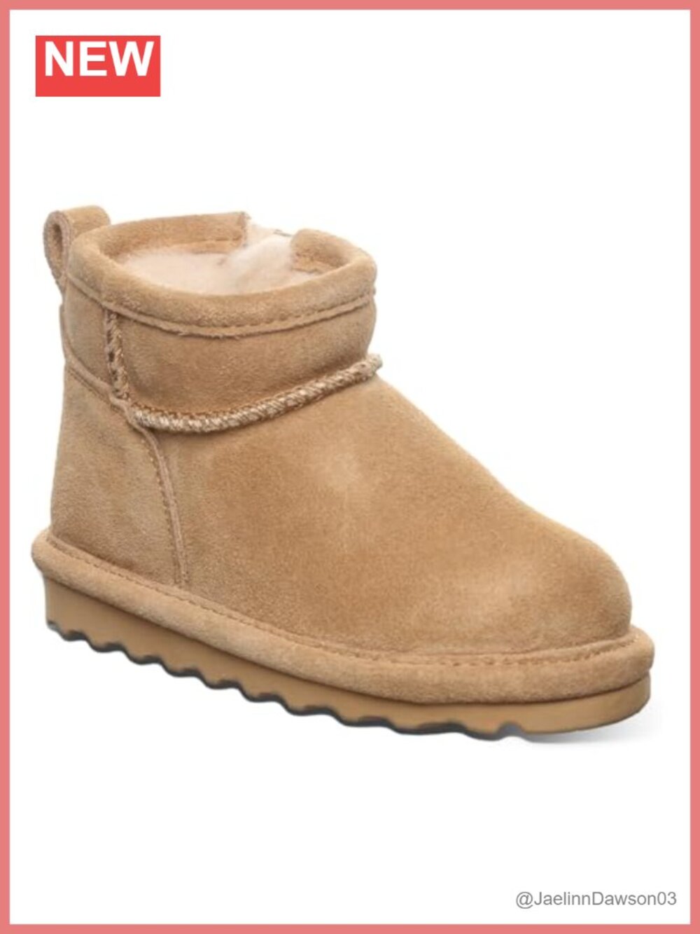 BEARPAW Shorty Toddler Boot - Slip On Ankle Boot for Kids - Winter